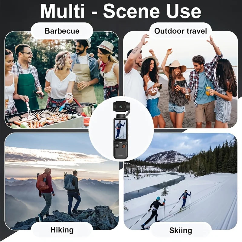 W&O Ultra HD 4K Sports Camcorder With Anti-Shock Stabilization