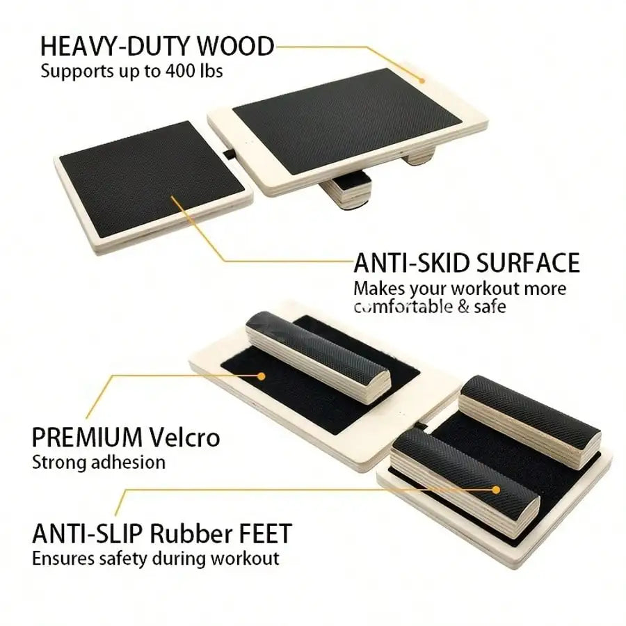 Wooden Balance Board For Ankle Strength And Stability Training