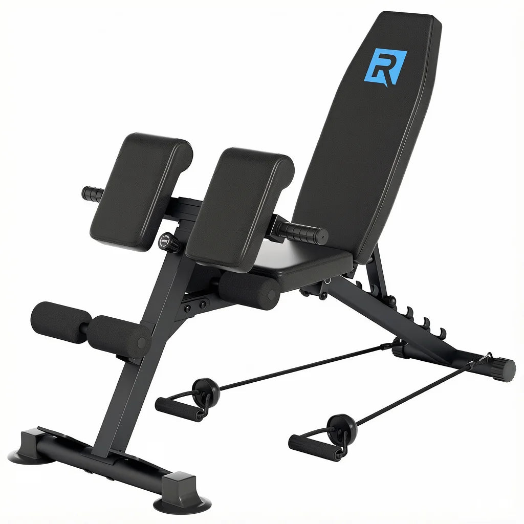 Adjustable Weight Bench Heavy Steel Frame Home Gym