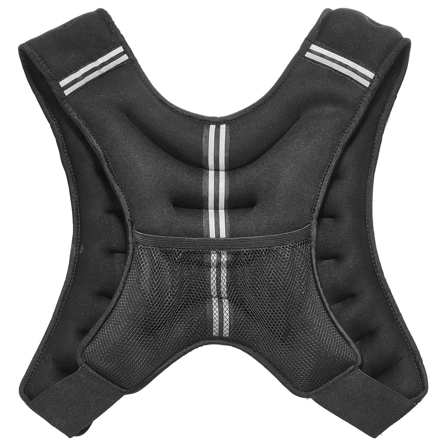 Weighted Vest 16 Lbs Reflective Stripe Adjustable Buckle