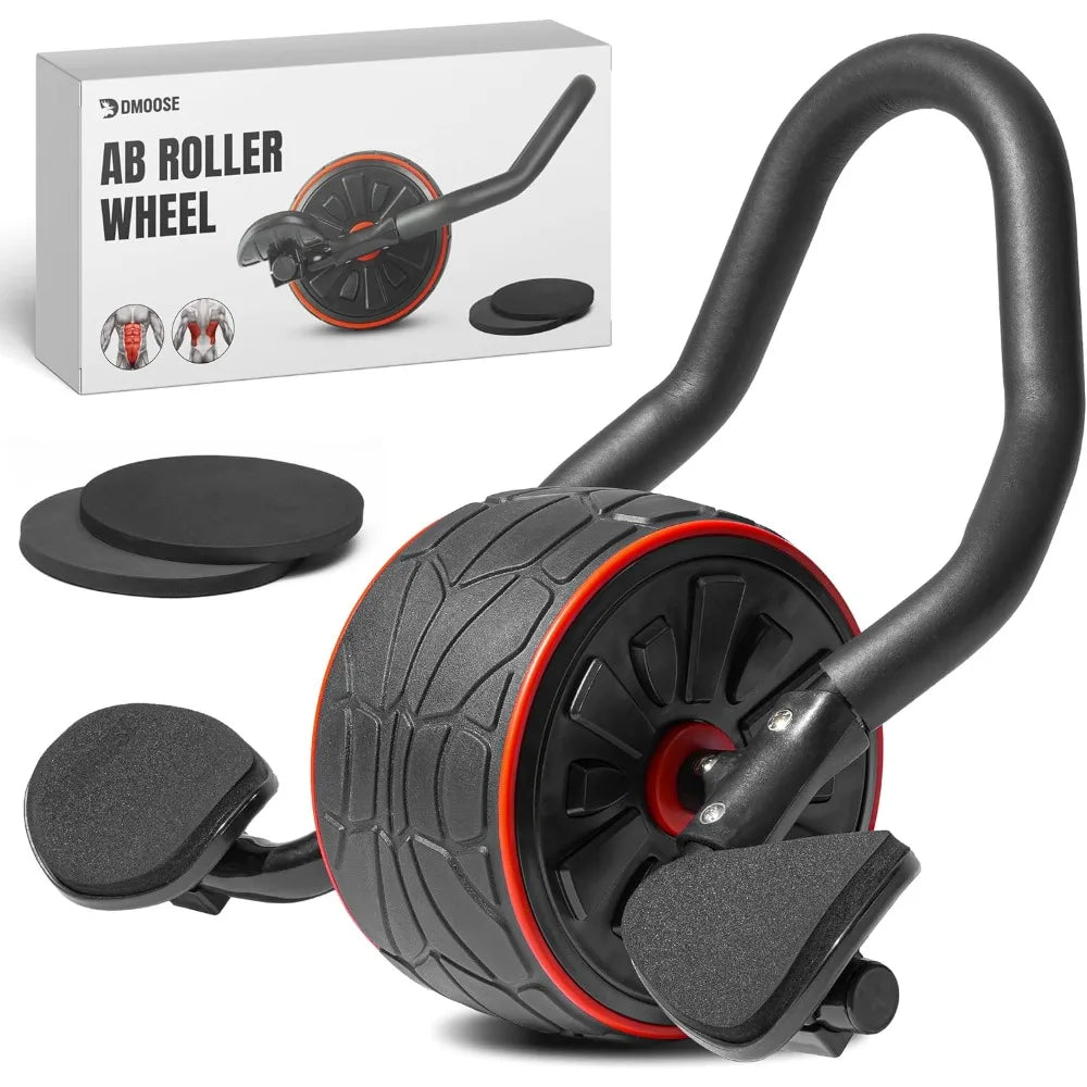 DMoose Ab Roller Wheel With Elbow Support And Knee Pads