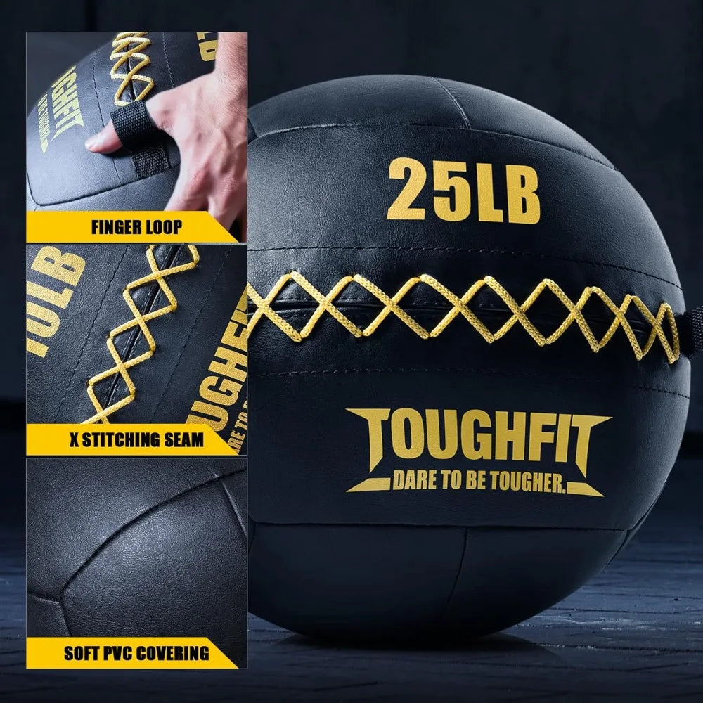 ToughFit Soft Wall Ball Medicine Ball For Cardio And Strength