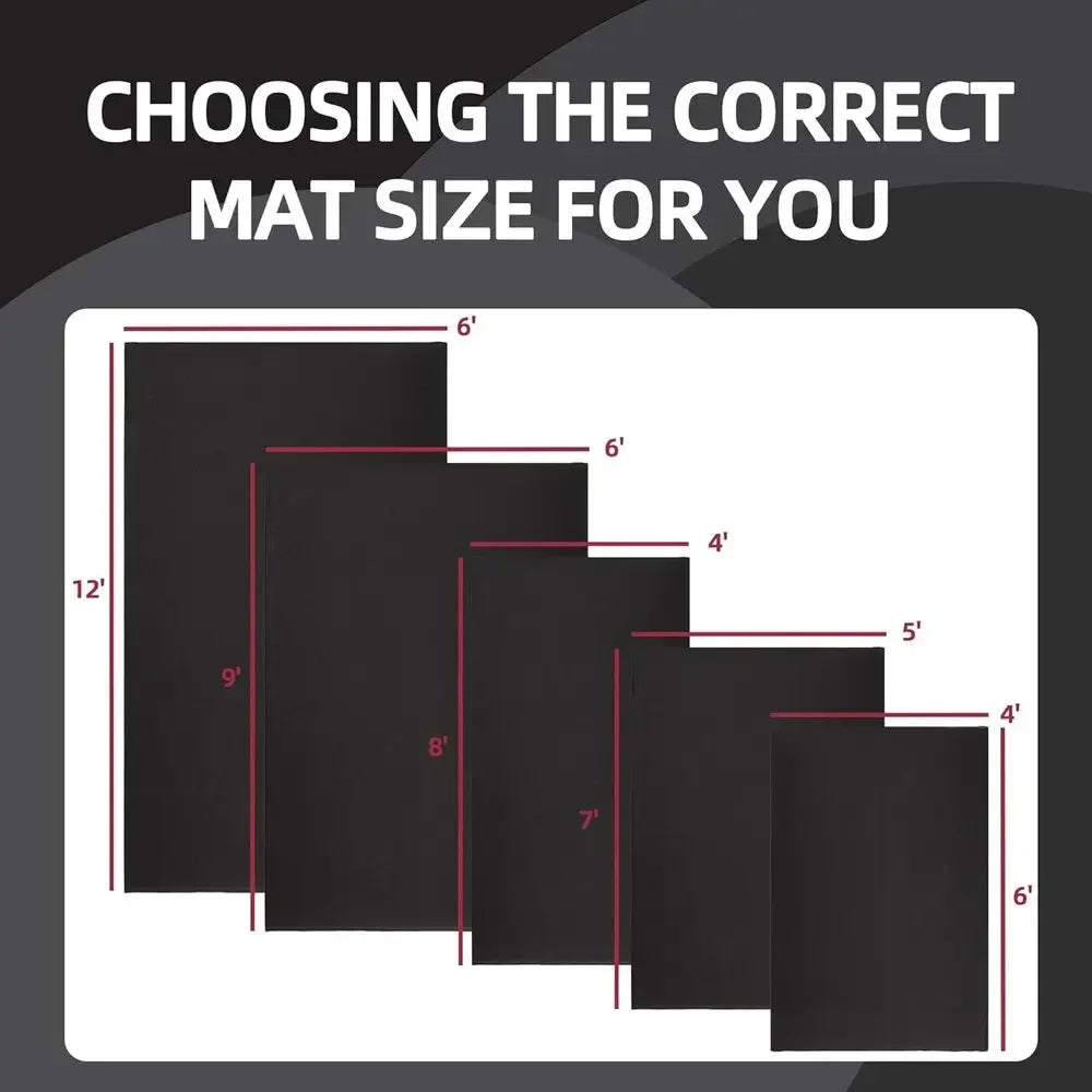 High Density Home Gym Treadmill And Exercise Bike Floor Mat