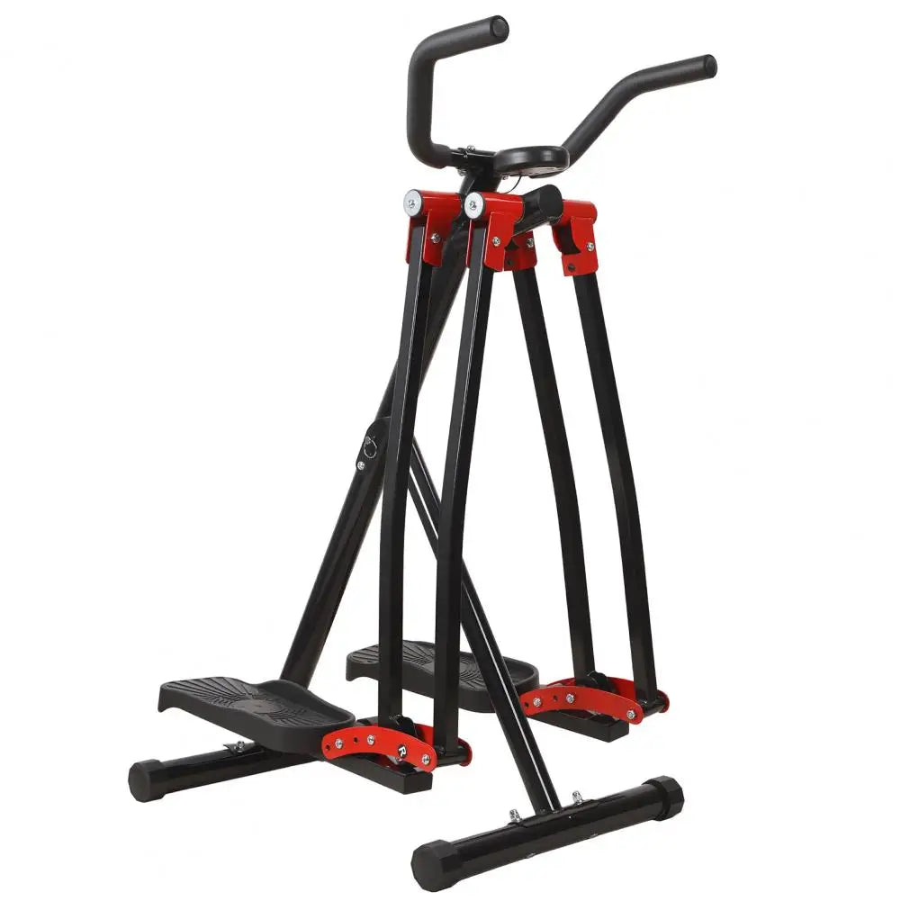 Foldable Air Walk Elliptical Machine Portable LCD Home Fitness Device
