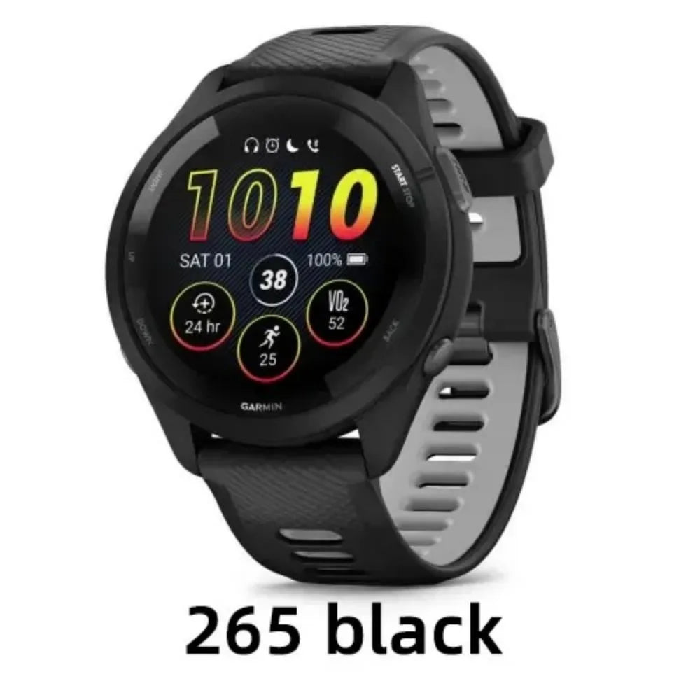 Garmin Forerunner 265 Outdoor GPS Smartwatch With Topo Map
