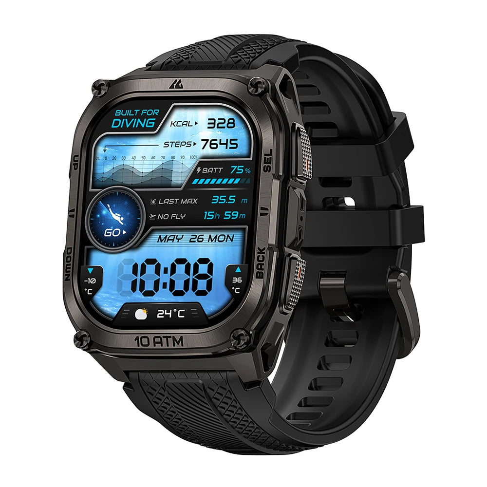 KOSPET Tank M4 Smartwatch With GPS Offline Maps 10ATM