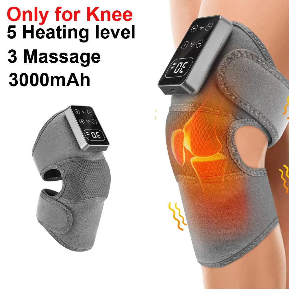 Hailicare Electric Knee Massager With Five Heating Levels And Vibration