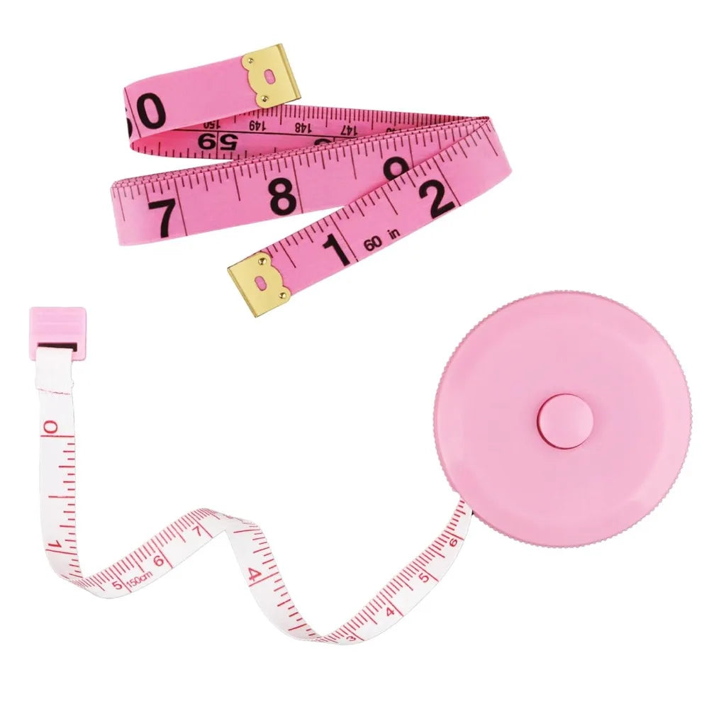 Retractable Dual Sided Measuring Tape For Body Measurements And Sewing