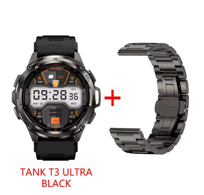 KOSPET TANK T3 Ultra GPS Rugged Fitness Smartwatch For Men