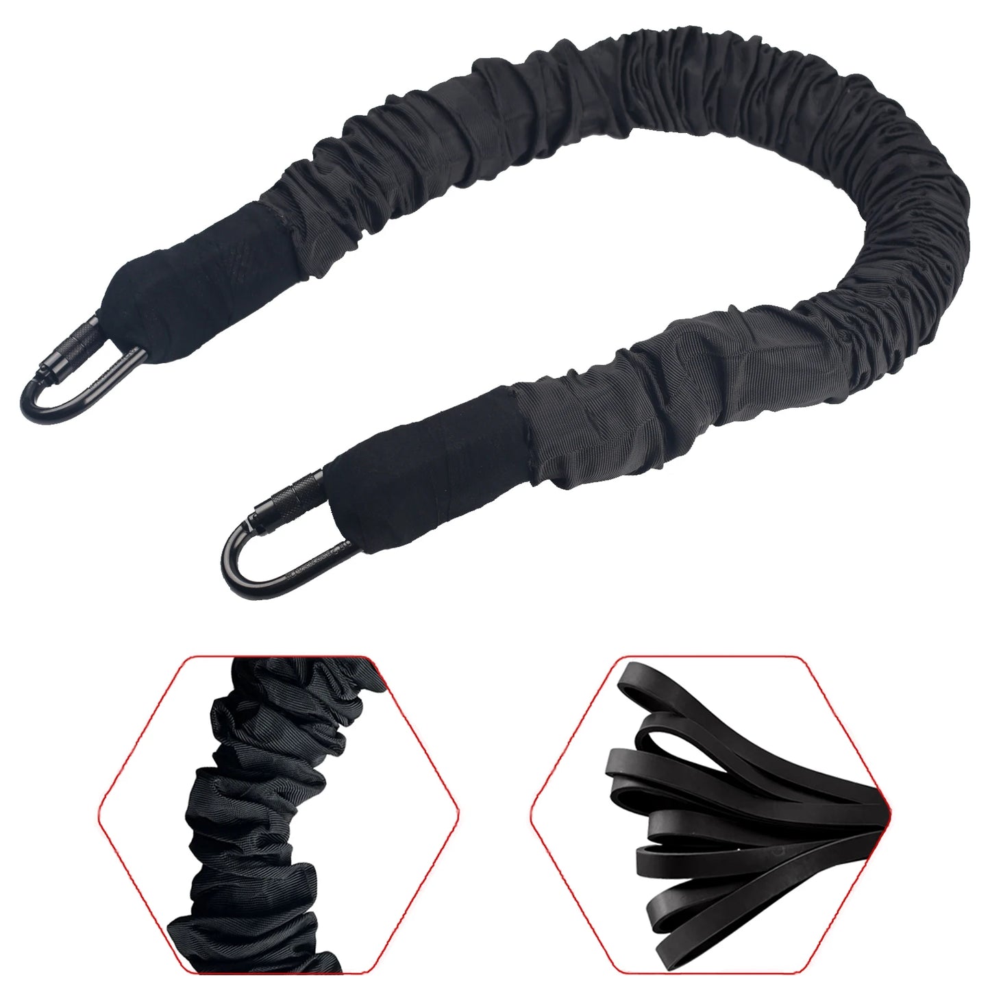 Prior Fitness Heavy Duty Bungee Resistance Training Cord