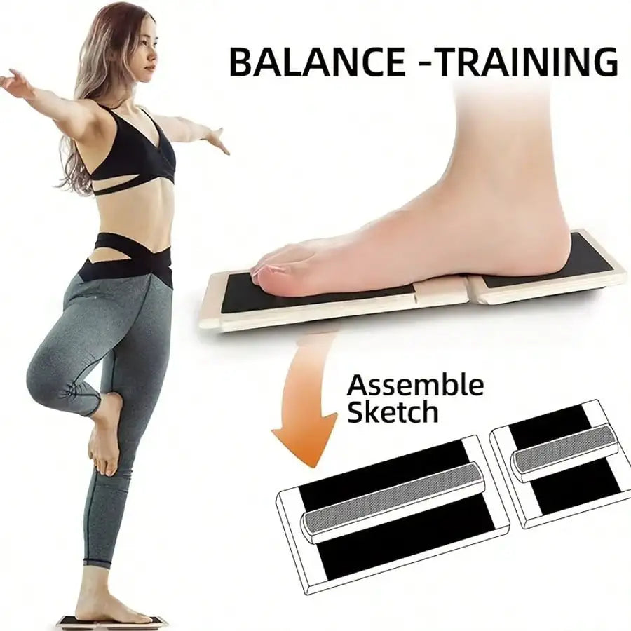 Wooden Balance Board For Ankle Strength And Stability Training