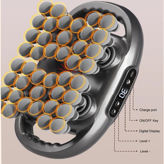42-Node Electric Massage Roller With LCD Display For Full Body