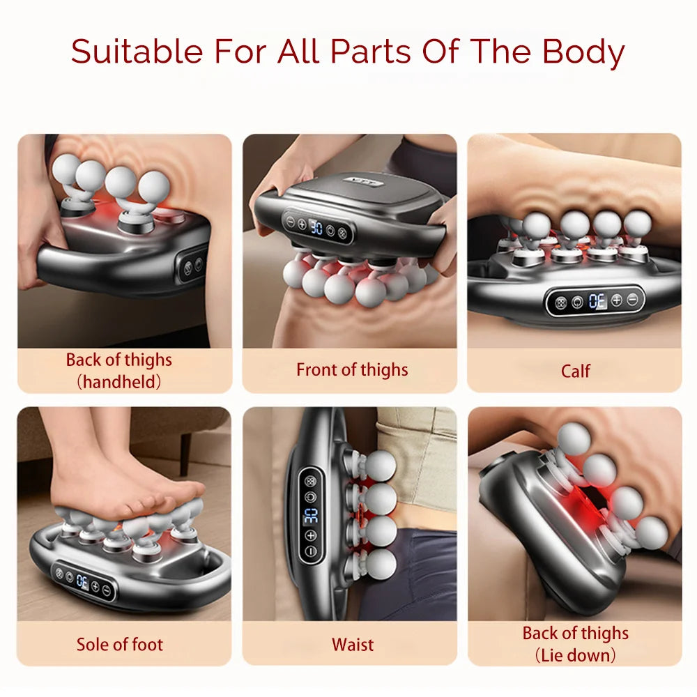 Foreverlily 16 Head Fascia Gun High Frequency Massage Massager