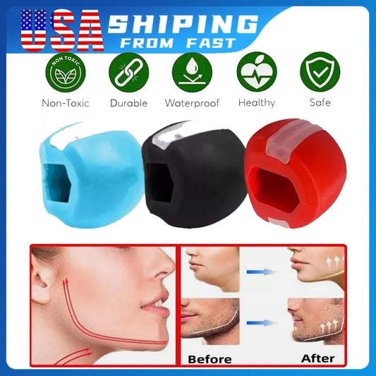 Face Masseter Jawline Trainer Balls 3 Pack Facial Muscle Exerciser