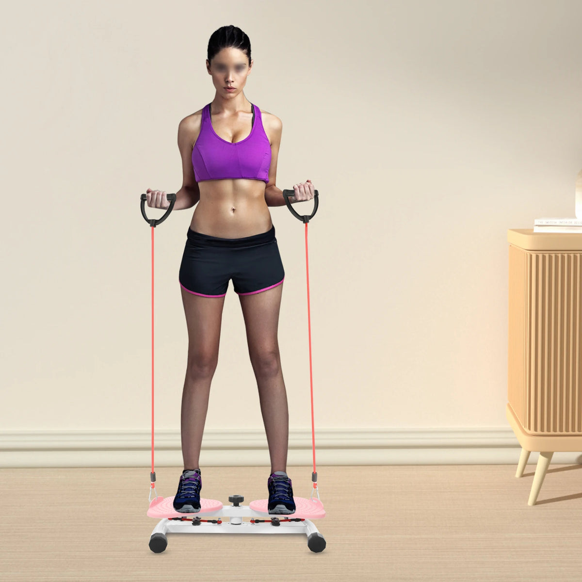 Dual Axis Waist Twisting Board For Home Fitness Core Training