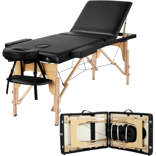 Professional Portable Folding Massage Table With Adjustable Height