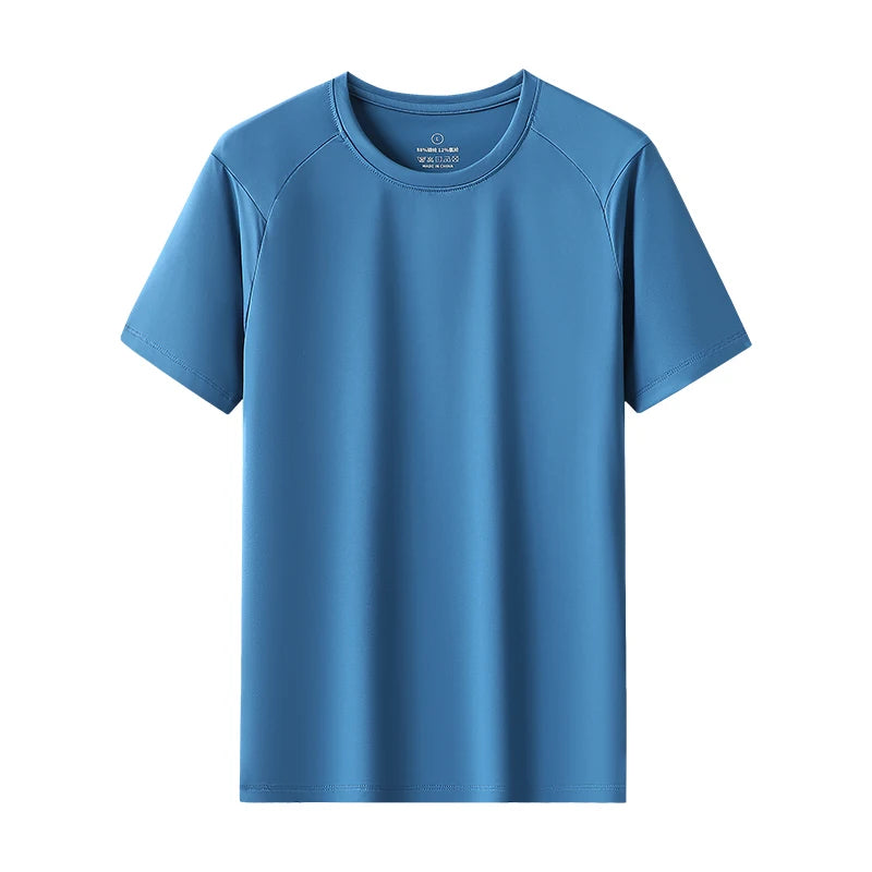Unisex Quick Dry Ice Silk T Shirt Polyester Breathable Sports Top