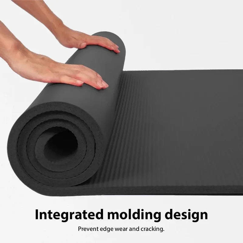 Non Slip Nbr Foam Exercise Yoga Mat With Portable Bag
