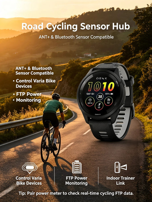 Garmin Forerunner 265 Outdoor GPS Smartwatch With Topo Map