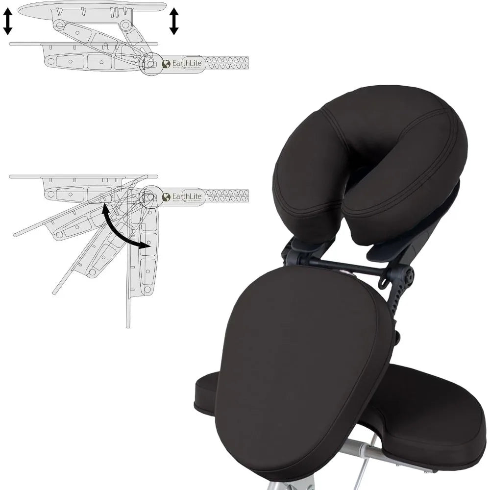 Portable Electronic Massage Chair With Carry Case And Sternum Pad