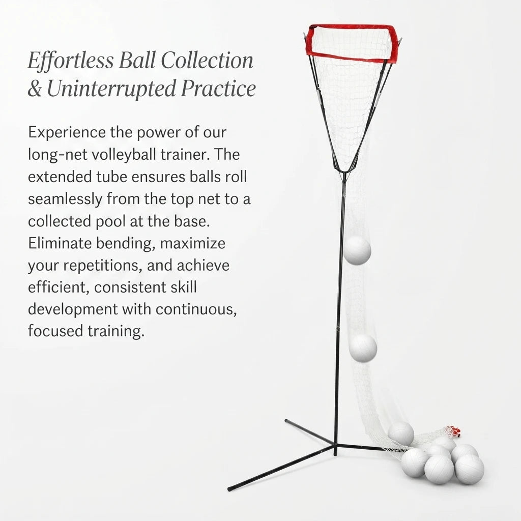 Adjustable Portable Volleyball Training Net Frame With Flexible Angles