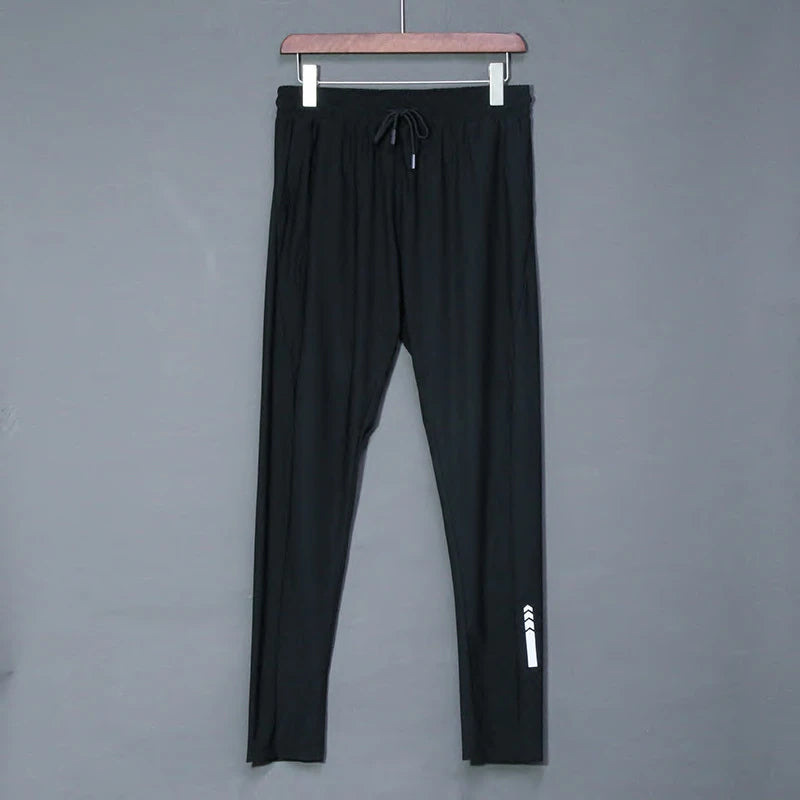 Men Quick Dry Jogging Sweatpants Elastic Fitness Pants