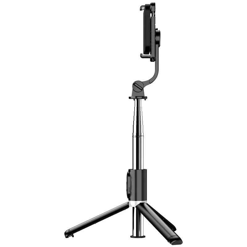 40-Inch Retractable Selfie Stick Floor Tripod With Wireless Remote
