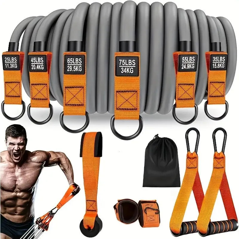 Premium Resistance Strap With Handle For Strength Training