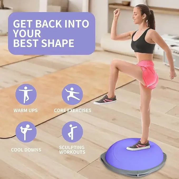 Half Balance Ball Trainer For Home Gym Core Training