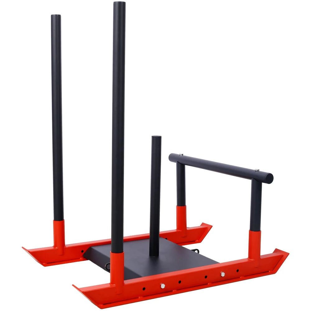 Ye Weight Sled - Fitness & Strength Training Equipment for Muscle Building & Explosive Power, Speed Training, Heavy-Duty, Compatible with 1" & 2" Weight Plates