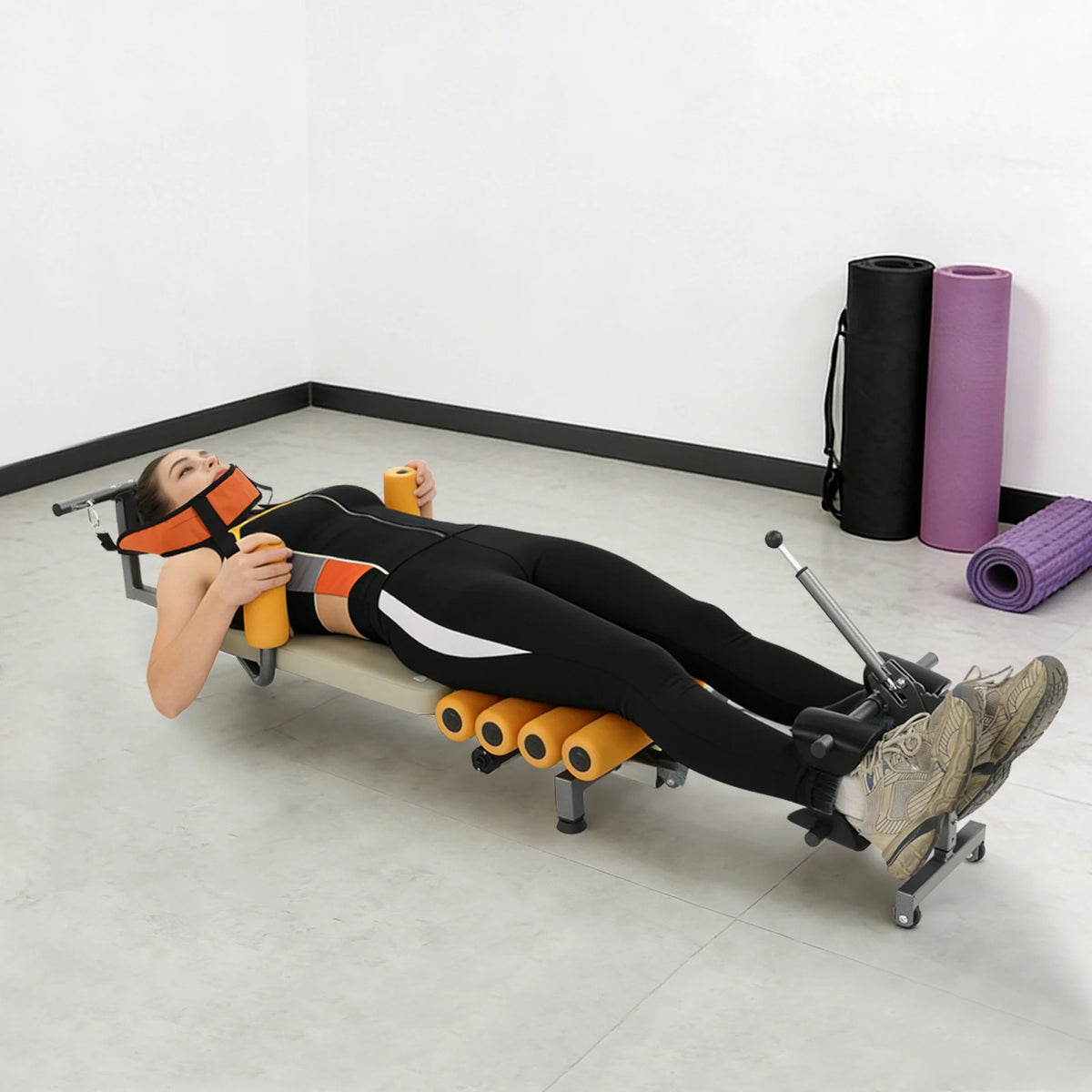 Electric Stretching Bench For Back And Body Muscle Relief