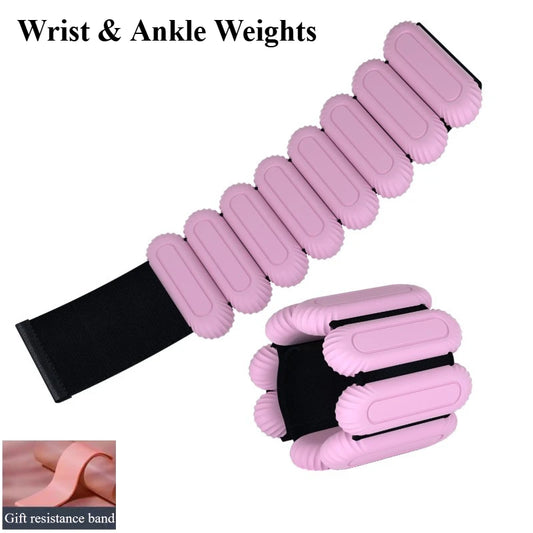 Ankle And Wrist Weights Set 1 Pair 450g 900g Adjustable