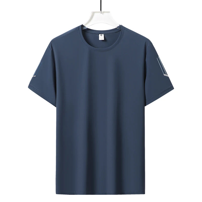 Unisex Quick Dry Ice Silk T Shirt Polyester Breathable Sports Top