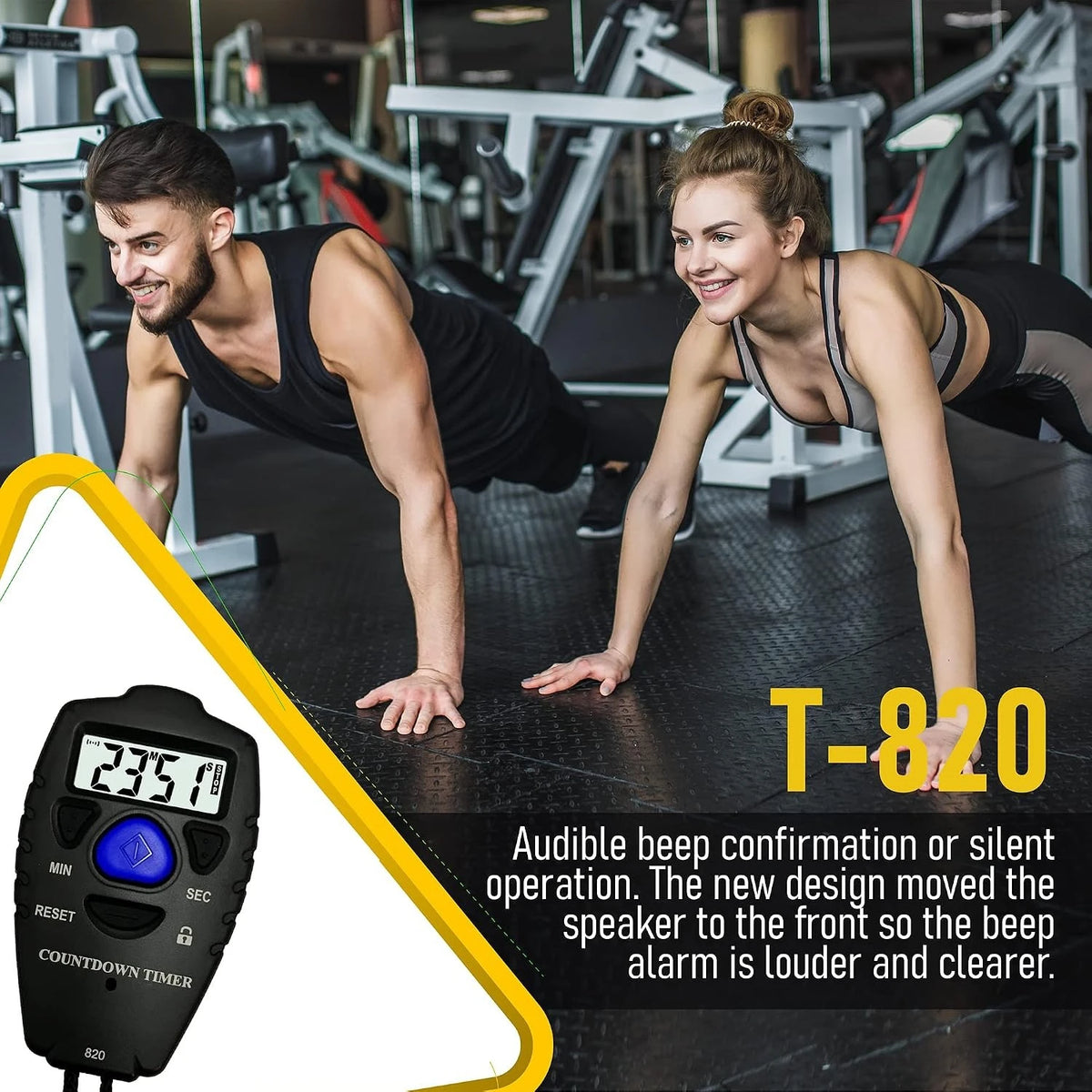 Portable Digital Countdown Timer With Clear Display For Sports Training