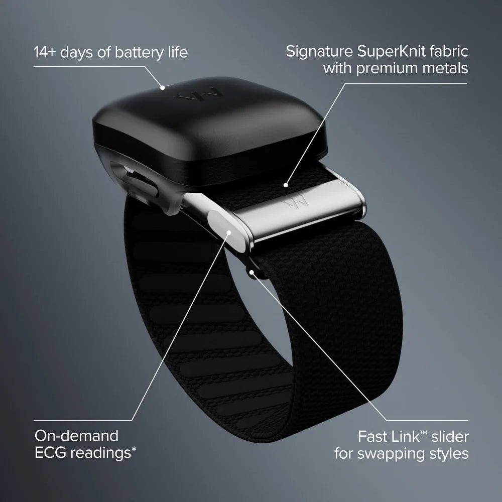 Monthly Activity Tracker: Fitness Wearable, 24/7 Tracking, Coaching, Period Insights, 14+ Day Battery