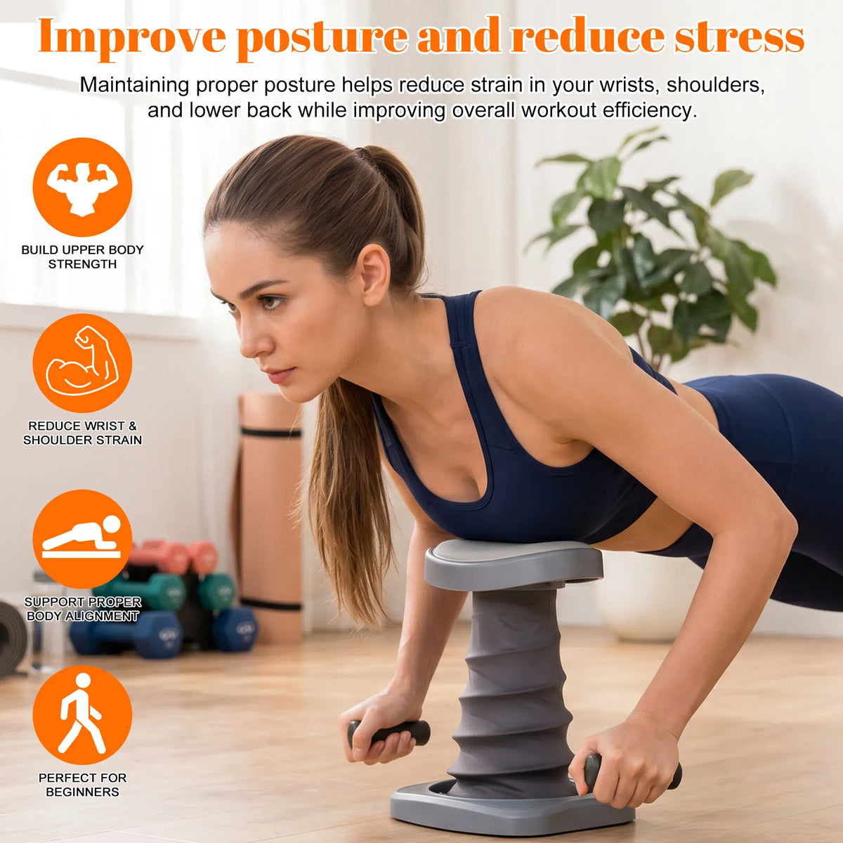 ATUOTIN Spring Push Up Trainer for Chest and Core Support