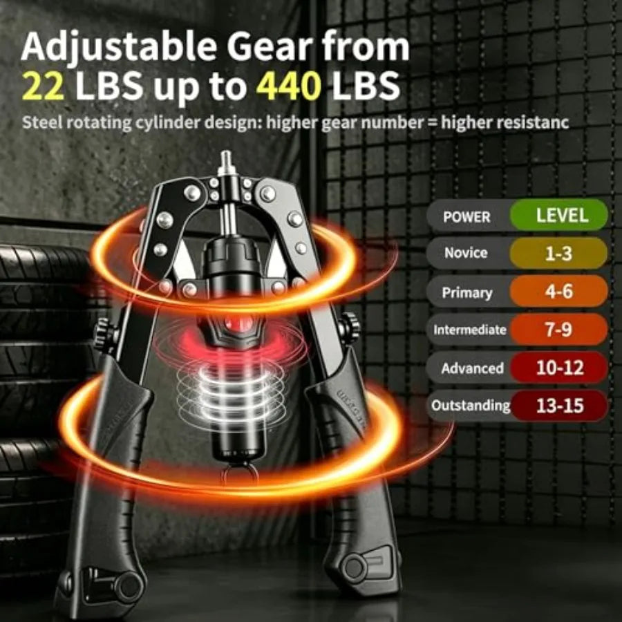 3-In-1 Twister Arm Trainer With Ab Roller Wheel Hydraulic Resistance