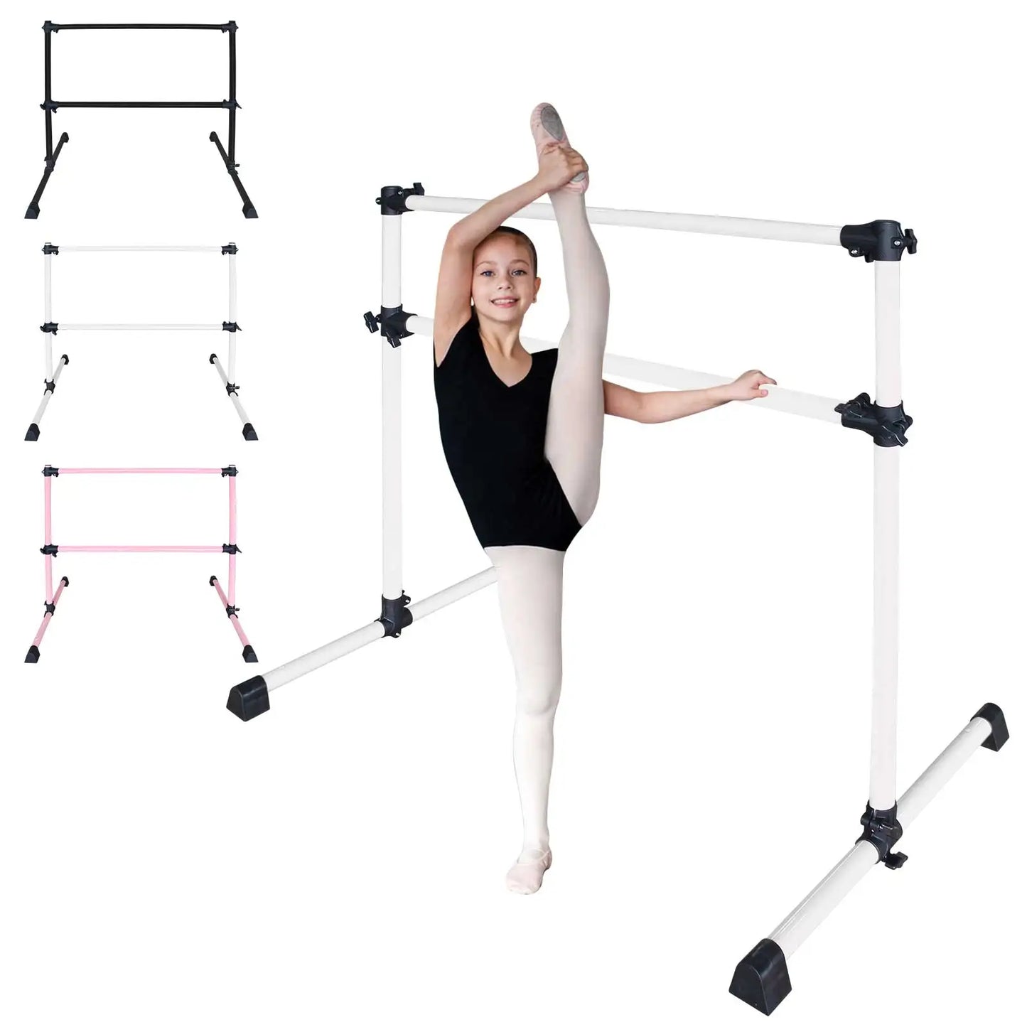 Adjustable Ballet Barre for Dance Practice, 6.7-46 Inch Range