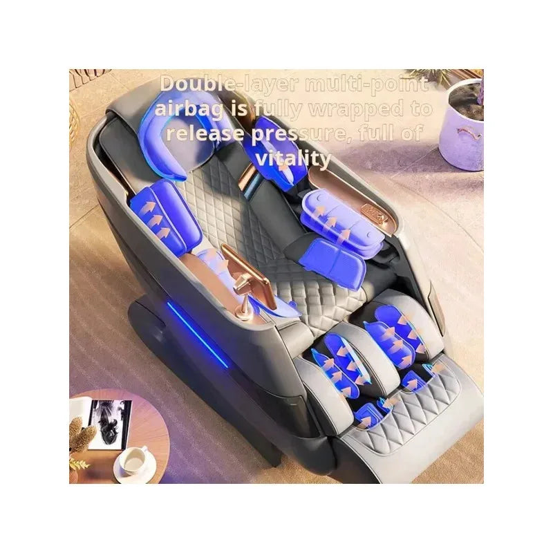 Oucey Heavy Duty Leather Full Body Massage Recliner Chair