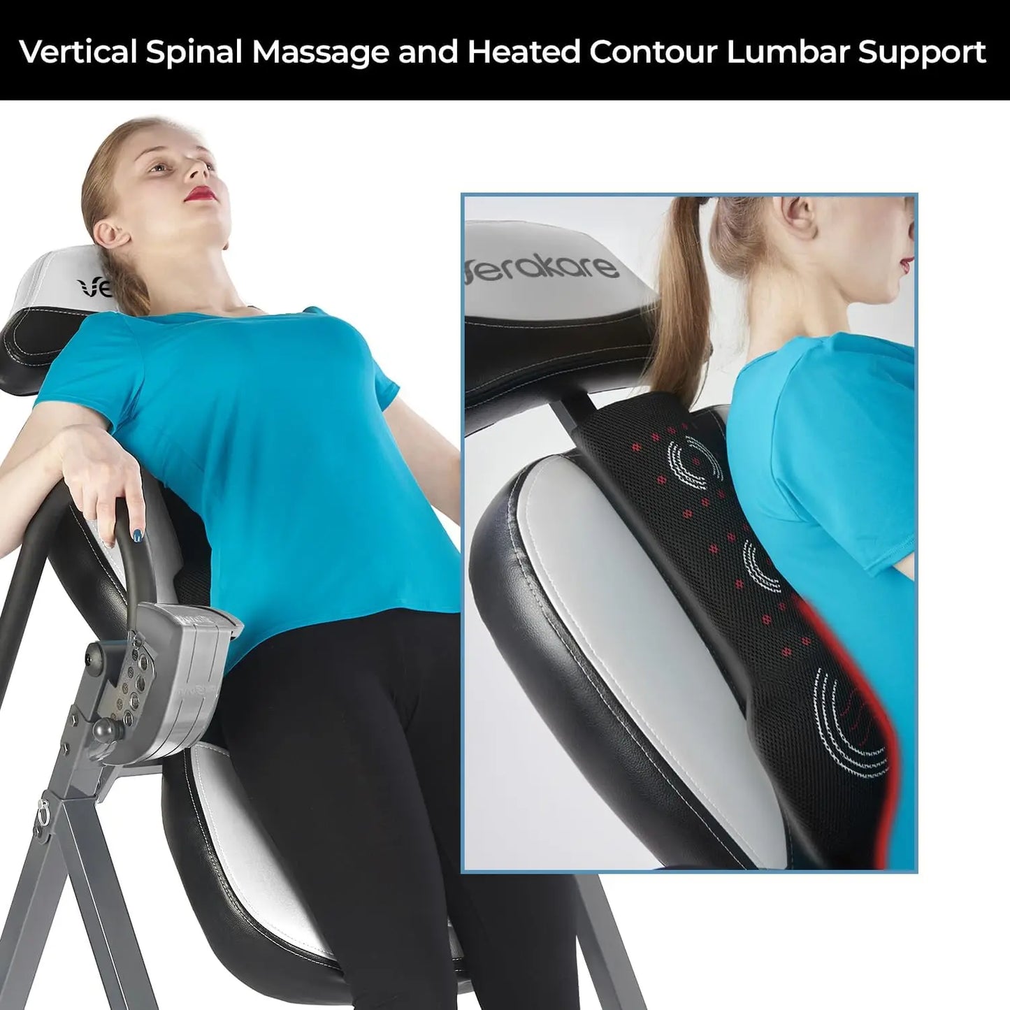 YTYIN Inversion Table With Heat And Massage Therapy