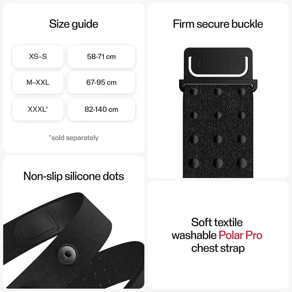 Polar H10 Heart Rate Monitor Chest Strap Bluetooth ANT